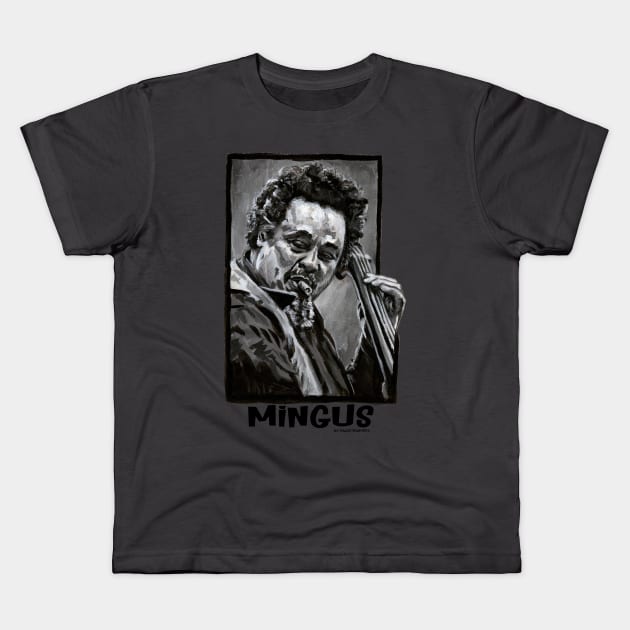 Mingus Kids T-Shirt by CraigMahoney